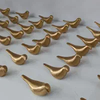 مجسمه برنز کبوتر برنجی پرنده برنزی