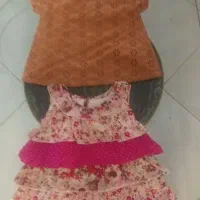 پیراهن دخترانه ۳ تا ۶ ماه ترک