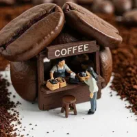 تابلو برجسته/ مجسمه مخصوص کافه/صبحانه سرا/رستوران