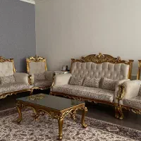 مبل کلاسیک ۸ نفره چوب راش اصل