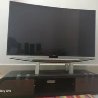 Samsung ال ای دی منحنی 4k با کنترل نوری.سه بعدی.|تلویزیون و پروژکتور|سمنان, |دیوار