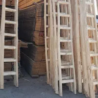 پله چوبی ۳تا ۶متری مخصوص ساختمان نردبان