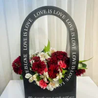 باکس گل طبیعی مناسب هدیه