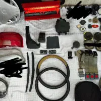 مقداری لوازم پراید آینه موتور