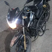 آپاچی 180 مشکی مات فوق العاده سالم