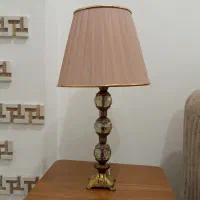 اباژور رومیزی پایه برنز