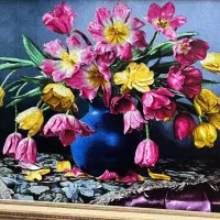 تابلو فرش دستباف بسیار خوش نقش