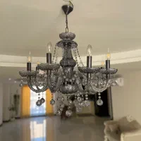 جفت لوستر  باکارات در حد نو|لوستر و چراغ آویز|کیش, |دیوار