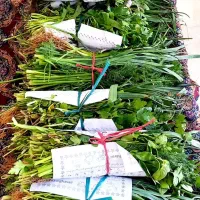 همکار خانوم در سبزی فروشی