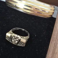 النگو، انگشتر و نیم ست طلا