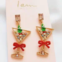 گوشواره آویز بلند هاوایی چند رنگ|بدلیجات|خرم‌آباد, |دیوار