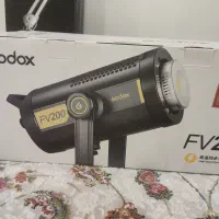 دو عدد نور godox fv200