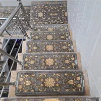 کناره فرش طوسی نقره ای طلا کوب ۵۰۰شانه|گلیم، جاجیم، گبه|قم, نیروگاه|دیوار