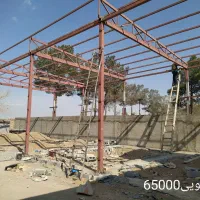 اجرای ایرانت اسکلت وسقف برای ویلا سوله کارگاه