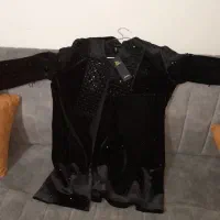 مانتو مجلسی مخمل نو نو پوشیده نشده اندازه نیست