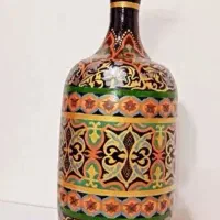 گلدان تذهیب کاری شده