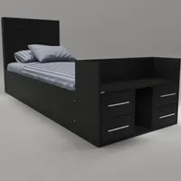 تخت کنسول دار|تخت و سرویس خواب|رشت, گلسار|دیوار