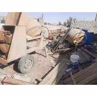 میکسر دیزل تمیز تخته شناژ چهارتراش جک دستی