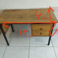 میزکاردوکشوباقفل