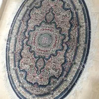 قالیچه بیضی زمردمشهد