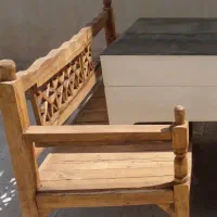 تخت سنتی میز صندلی مبل نشیمن نیمکت چوبی