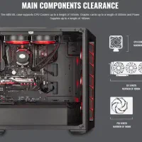 فروش کیس کامپیوتر با خنک کننده آبی|رایانه رومیزی|کرج, فاز ۴ مهرشهر|دیوار