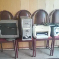 چاپگر و کامپیوتر، کیس، صفحه کلید،|رایانه رومیزی|ایلام, |دیوار