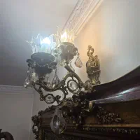 سه عدد لوستر برنز طرح فرشته + سه دیوار کوب|لوستر و چراغ آویز|تهران, نیلوفر|دیوار