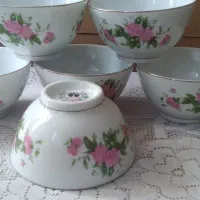 کاسه ماست خوری گل قرمزی