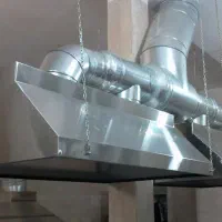کانال سازی هود استیل کانال کولر کانال دودکش دریچه
