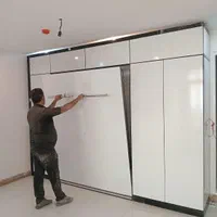 طراحی ساخت واجرای انواع کابینت وکمددیواری وغیره|جاکفشی، کمد، دراور|آبیک, |دیوار