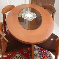 میز ناهار خوری ، چوب اصل ، کار تهران