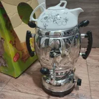 سماور گازی نو نو اکبند ب همراه قوری