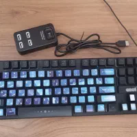 ست موس و کیبورد گیمینگ فول آرجیبی با هدیه هاب USB
