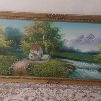 تابلو نقاشی رنگ روغن  ابعاد  ۶۰  × ۱۰۸