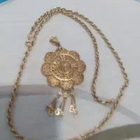 یک عدد پلاک زنجیر طلا