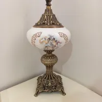 کاپ لمونژ فرشته آنتیک نو نو با جعبه .شمعدان.