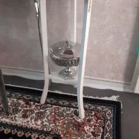 میز تلفن چوبی