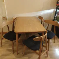 میز و صندلی چوب راش|میز و صندلی غذاخوری|فردیس, منظریه|دیوار