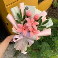 گل روبانی و ربانی و مخملی|صنایع دستی و سایر لوازم تزئینی|فردیس, قریشی|دیوار