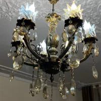 ۳ عدد لوستر برنج ۶ شاخه