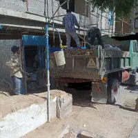 حمل مصالح ساختمانی ماسه پوکه‌معدنی  آجر  نخاله