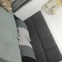 تخت دونفره بدون تشک بامیز آرایشی|تخت و سرویس خواب|مسجد سلیمان, |دیوار