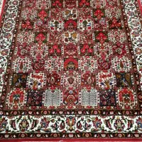 قالی دستباف 6 متری خشت چالشتر|فرش|بن, |دیوار