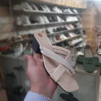 دمپایی پاشنه دار دو نگین|کیف، کفش، کمربند|تهران, زهتابی|دیوار