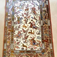 فرش ابریشم دستباف رج بالا