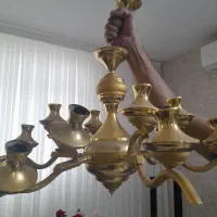 ۲ عددلوستر  ۱۲ شعله تمیز و سالم|لوستر و چراغ آویز|مشهد, جاهد شهر|دیوار