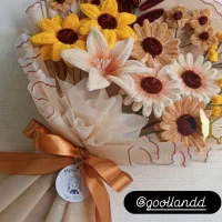 گل پیپ پاکن و روبانی