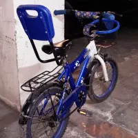 دوچرخه سایز 16 بچه گانه درحد نو تمیز