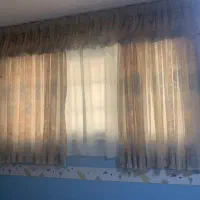 دو عدد پرده زیبا و خوشرنگ|پرده، رانر، رومیزی|شیراز, پارک آزادی|دیوار